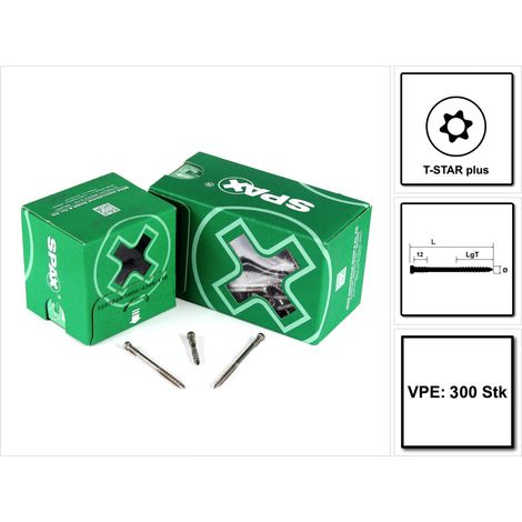 SPAX Terrasse A2 inox 5x60 HKB M 300 St. (1/5)