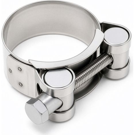 Wiltec Gelenkbolzenschelle W4 Bandbreite 20mm Spannbereich 32-35mm rostfreier Edelstahl Spannbackenschelle Schlauchschelle