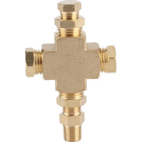 Öldruck-/Temperatursensor-Adapter, Verteileranschluss 1/8 Zoll 27 NPT, 1/4 Zoll 18 NPT (1/5)