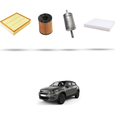 Kit tagliando 3 filtri compatibile con Fiat 500x 1.4 MultiAir 103kw dal 2014 (1/5)
