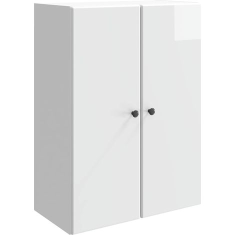 Armoire Murale Blanc brillant 66 x 34,5 x 90 cm vidaXL