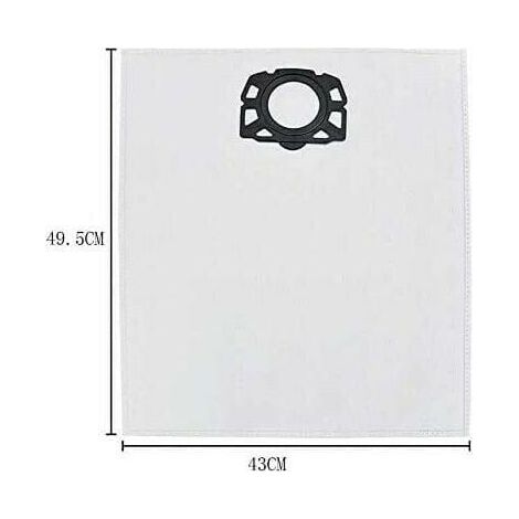Confezione da 10 sacchetti per aspirapolvere Karcher WD4 WD5 WD6 MV4 MV5 MV6 (1/4)