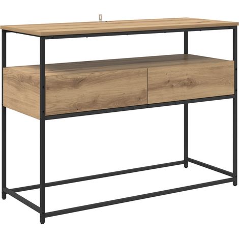 Maison Exclusive - Tavolo consolle Rovere artigianale 100 x 40 x 75 cm