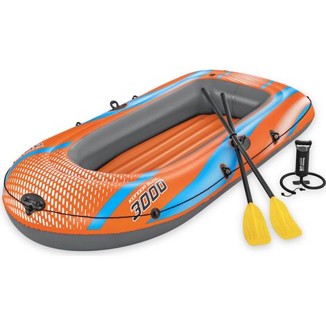 Bestway Kondor aufblasbares Boot 246 x 122 cm, orange