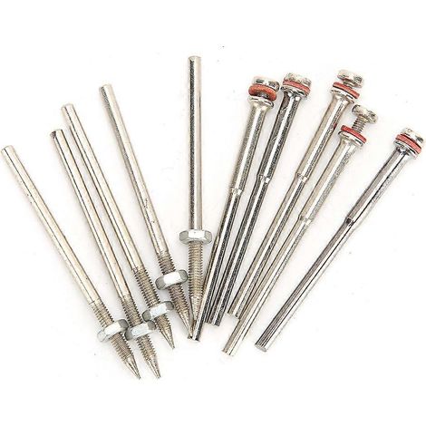Pince à papier de verre 3 mm, clip pour papier de verre, tige, accessoire pour ponceuse électrique (5 pièces style A, 5 pièces style E) (1/5)