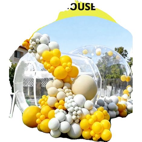 Carpa hinchable, incluye soplador, apta para diversos eventos, soplador de 2,5 m de diámetro. (1/2)