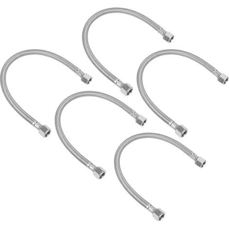Tuyau d'air compresseur silencieux sans huile 5 pièces, raccord frein 3/4-16 chanfrein 42cm, flexible de ligne pneumatique (1/5)
