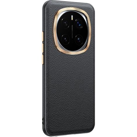Custodia in pelle per Honor Magic 7 Pro 5G, ibrida in pelle, nera (1/2)