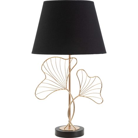 Lámpara de Mesa Hida, Necesaria 1 Bombilla, Casquillo e27, Pantalla, Negra