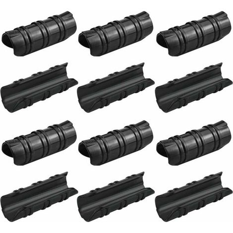 100PCS Serre Clips, Pinces à Tuyau pour la Fixation des Housses au Jardin Serres, Jardin Bâtiments Tube Clip pour la Fixation des Housses au Jardin Serres,des Films,des Plantes 19mm (1/5)
