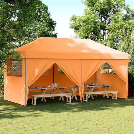 Party-Zelt Orange 292 x 580 x 315 cm Oxford-Stoff (1/5)