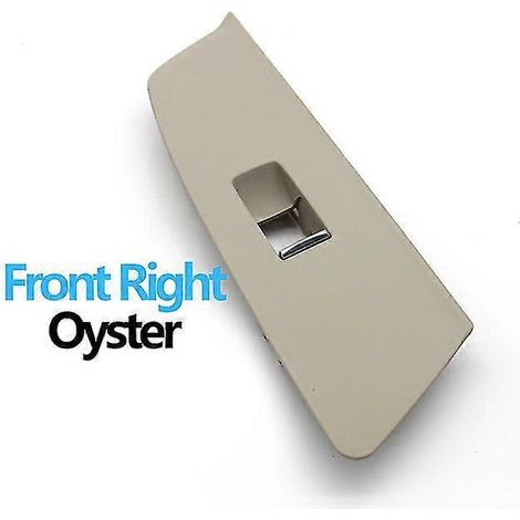 Cache de bouton de lève-vitre intérieur de porte (4 couleurs) pour BMW Série 5 G30 G31 F90 525i 530i 540i Panneaux et pièces de porte intérieure - Oyster avant droit (1/5)