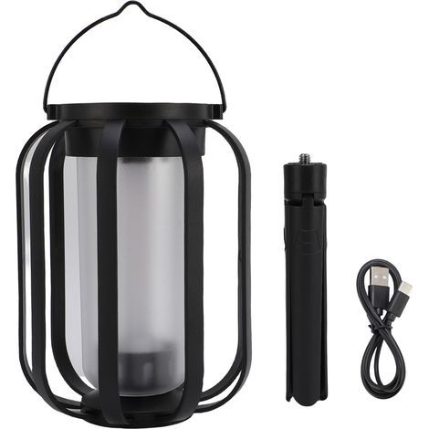Farol solar impermeable, lámpara colgante con trípode para patio, terraza, jardín o camino. (1/5)