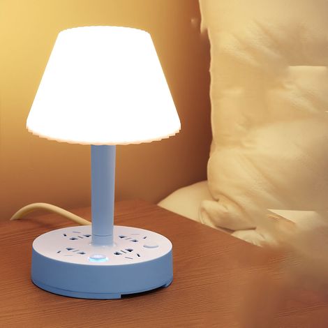 Lampe de Table créative multifonctionnelle, prise de Conversion, multiprise de bureau pour ordinateur de dortoir, CN 110-250V (1/5)