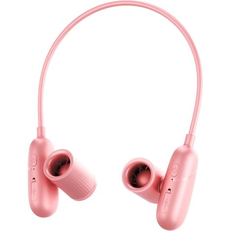 Ventilateur de cou portable - Ventilateur personnel ultra-silencieux - 3 vitesses de ventilation réglables - Rechargeable par USB - Rose (1/5)