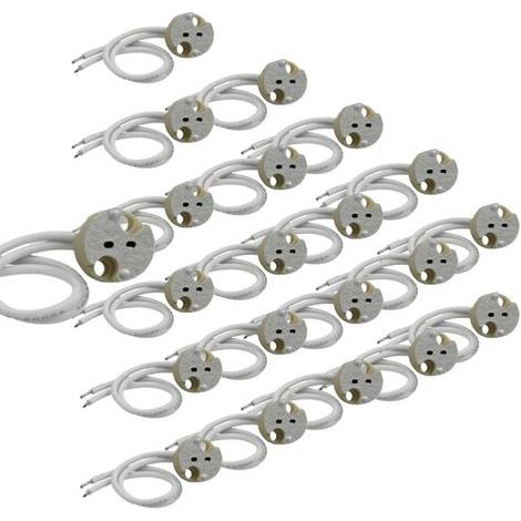Douille GU5.3 MR16 - Pack de 20 - SILAMP (1/4)