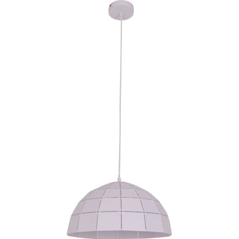 Naeve ALISON Plafonnier suspendu dôme blanc 40 cm 1 x E27