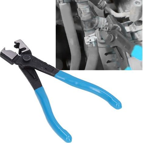 CCYKXA Pipe pliers, R-type hose clamp pliers, blue hose clamp pliers, hose clamp pliers, automotive repair hand tools (1/4)