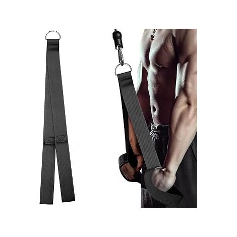 Corde Triceps CâBle, Pour Les Pompes, Les Redressements Assis Du Visage PoignéEs AntidéRapantes, Pour Les Gymnases Sangles D'Extension, Triceps Corde, Grande Amplitude De Mouvement (1/5)
