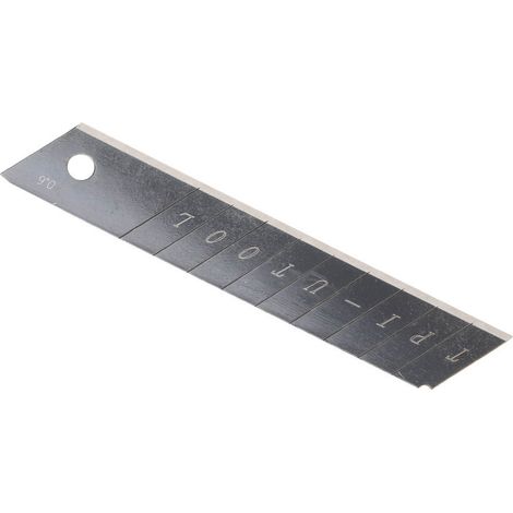 Packung mit 10 Präzisionsklingen aus Edelstahl, aufsteckbare Ersatzklingen für Heimwerkermesser (1/5)