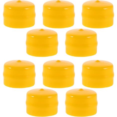 Lot de 10 Capuchons de Roulement d'Essieu de Tondeuse à Gazon en Plastique Jaune Diamètre L100 Haute Résistance Compatible Modèles Variés Remplacement Précis pour Usage (1/5)