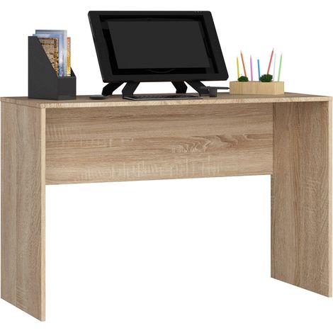 Escritorio AKORD B17 Roble Sonoma 120 cm frente en color Roble Sonoma 120x50x79 cm (1/5)