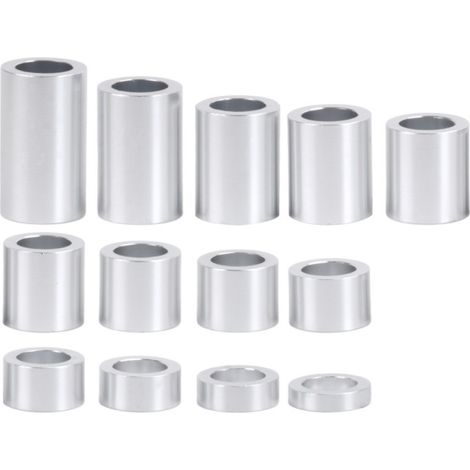 Kit d'entretoises d'axe de roue adaptable pour motos, diamètre intérieur 3/4 pouce, diamètre extérieur 1-1/8 pouce, convient aux Harley-Davidson. (1/5)