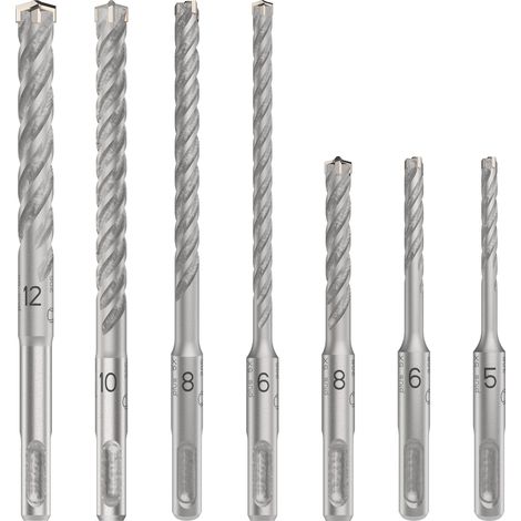 Bosch set PRO SDS plus-5X Hammer Drill Bit Set 5/6/8/6/8/10/12mm 7pcs 2608707246 (1/5)