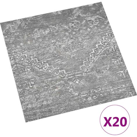 vidaXL Tablones de suelo autoadhesivos Gris Hormigón 30,5 x 30,5 cm (1/2)