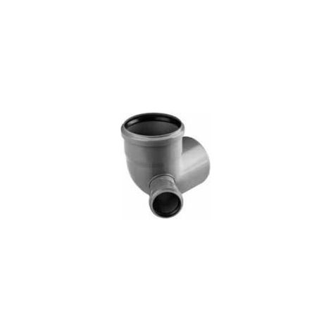 Curva 87° 30' wc con attacco dx innesto HTB 110/ 40 con guarnizione - wavin