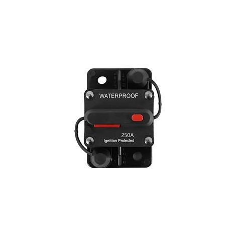 Disjoncteur de voiture Disjoncteur automatique 250A réarmable - Fusible thermique pour voiture, bateau, camping-car (1/5)