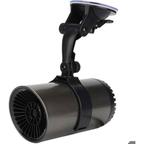 Souffleur D'air Chaud Voiture - 150 W - Support Rotatif 180° - Fixation Par Ventouse - ABS - Pour Voiture (1/5)