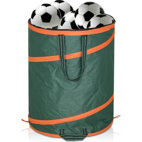 Bolsas para residuos de jardín, paquete de 3, 165 l, resistentes y plegables (1/5)