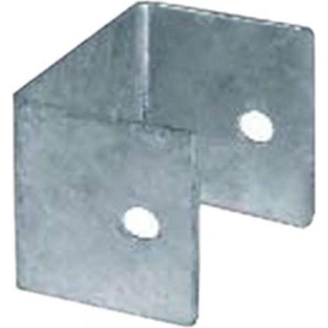 Supporto a "U" per travi 90 x 90 x 91 spessore 5 mm.