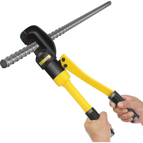 Coupe Fer à Béton Hydraulique, Cisaille Manuelle 8 Tonnes pour Acier Haute Dureté, Outil de Tronçonnage Portatif avec Coffret Professionnel, Coupe Précise 4-16mm pour Chantier Bâtiment Maçonnerie (1/5)