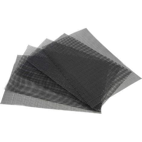 Tampon Maille de Trou de Pot Fleur, 5 Pièces Tapis Grille de Fond de Bonsaï en PE Écrans Trou de Drainage Carrés Empêchent la Perte de Sol (30x20cm) (1/5)