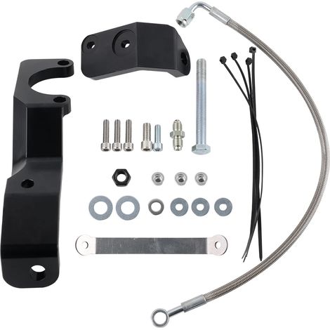 Soporte de tope de cabeceo de competición de gran venta con línea de aceite de embrague de acero inoxidable, apto para Subaru Impreza WRX STi de 2015 en adelante00814
