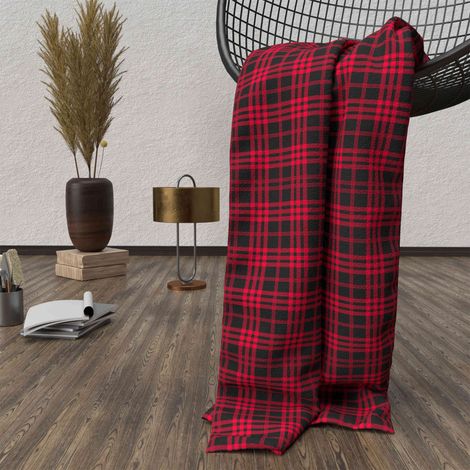 Plaid polaire Carreaux Tartan 120x160 cm (1/2)