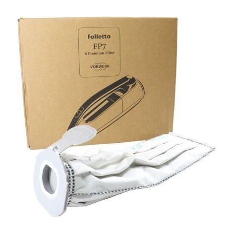 SACCHETTI PREMIUM FP7 VK7 VK7S SCOPA A BATTERIA VORWERK FOLLETTO ORIGINALI