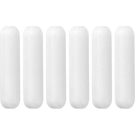 6 Pcs Barres d'Agitation Magnétiques Type-C, Barre de Laboratoire Magnétique PTFE pour Expérience, Médecine, Industrie Chimique (C730mm) (1/5)