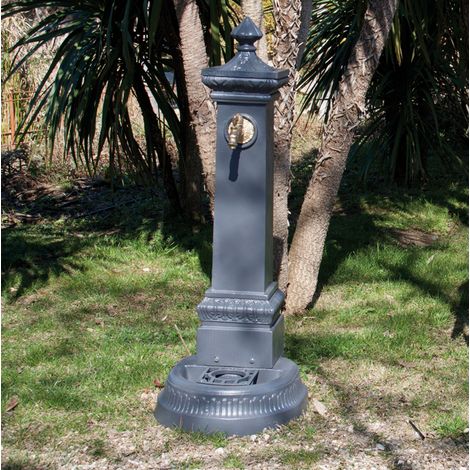 FONTANA A PAVIMENTO IN GHISA MOD. STIRIA 114cm H - PESO 65KG