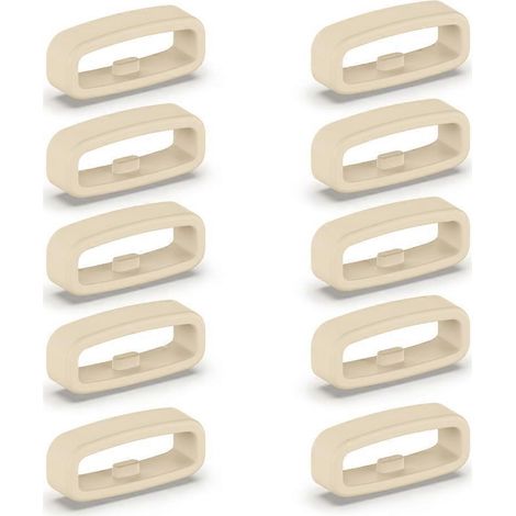 Silikon-Befestigungsring 18/20/22 mm, Ersatzteil für Riemenbefestigung – 22 mm – Beige