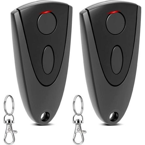 Lot de 2 émetteurs portatifs pour porte de garage Novoferm 433,92 MHz pour Novoferm - Télécommande 2 canaux - Pour novotron 502/504/512/514 (1/5)
