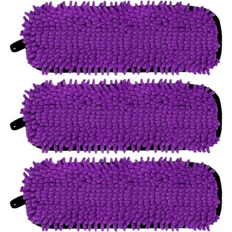 Lntyq 3er-Pack wiederverwendbare Ersatzpads kompatibel mit Swiffer PowerMop, Mikrofaser-Pads für Swiffer 15'' Spray Mop, waschbare PowerMop-Pads für mehrere Hartholzböden (1/5)