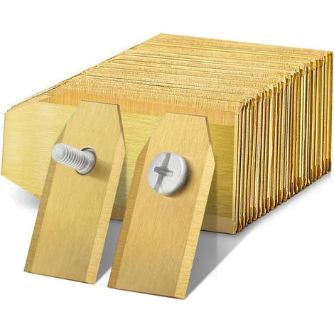 Lames de rechange pour tondeuses robotisées Husqvarna Automower/Gardena, avec vis, 45 pièces