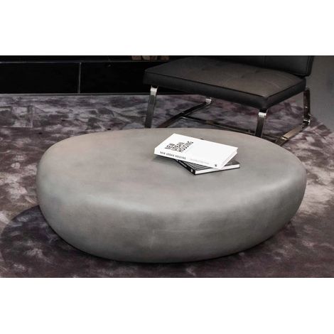 HAWAII Table basse en béton style pierre  résistant  durable  121.3 x 90.4 x 35.6 cm (1/5)