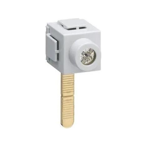 Anschlussklemme hager einphasig grau 100A 500V