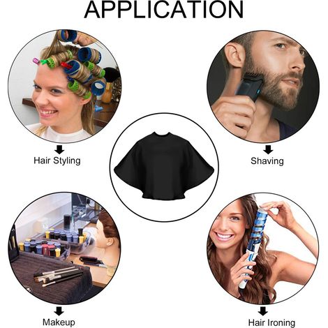 Cape de maquillage, blouse courte pour clientes de salon de beauté, châle de coiffure pour maquilleuse et esthéticienne (1/5)