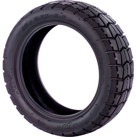 Pneus tout-terrain tubeless à profil bouclier 10x2.75-6.5 adaptés aux trottinettes électriques KuKirin G2, G3 et M4.