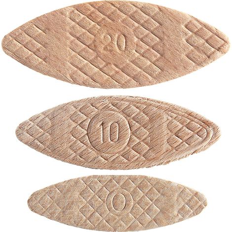 Trend Confezione Mista di 100 Biscotti di Faggio per Assemblaggio (N. 0, 10, 20) per Lavori di Falegnameria, Giunzioni e Cornici per Mobili, BSC/MIX/100 (1/4)